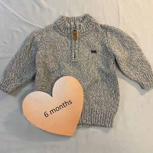 Carter's - heavy weight  pullover sweater. Size 6 months